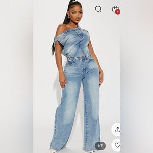 Denim jumpsuit